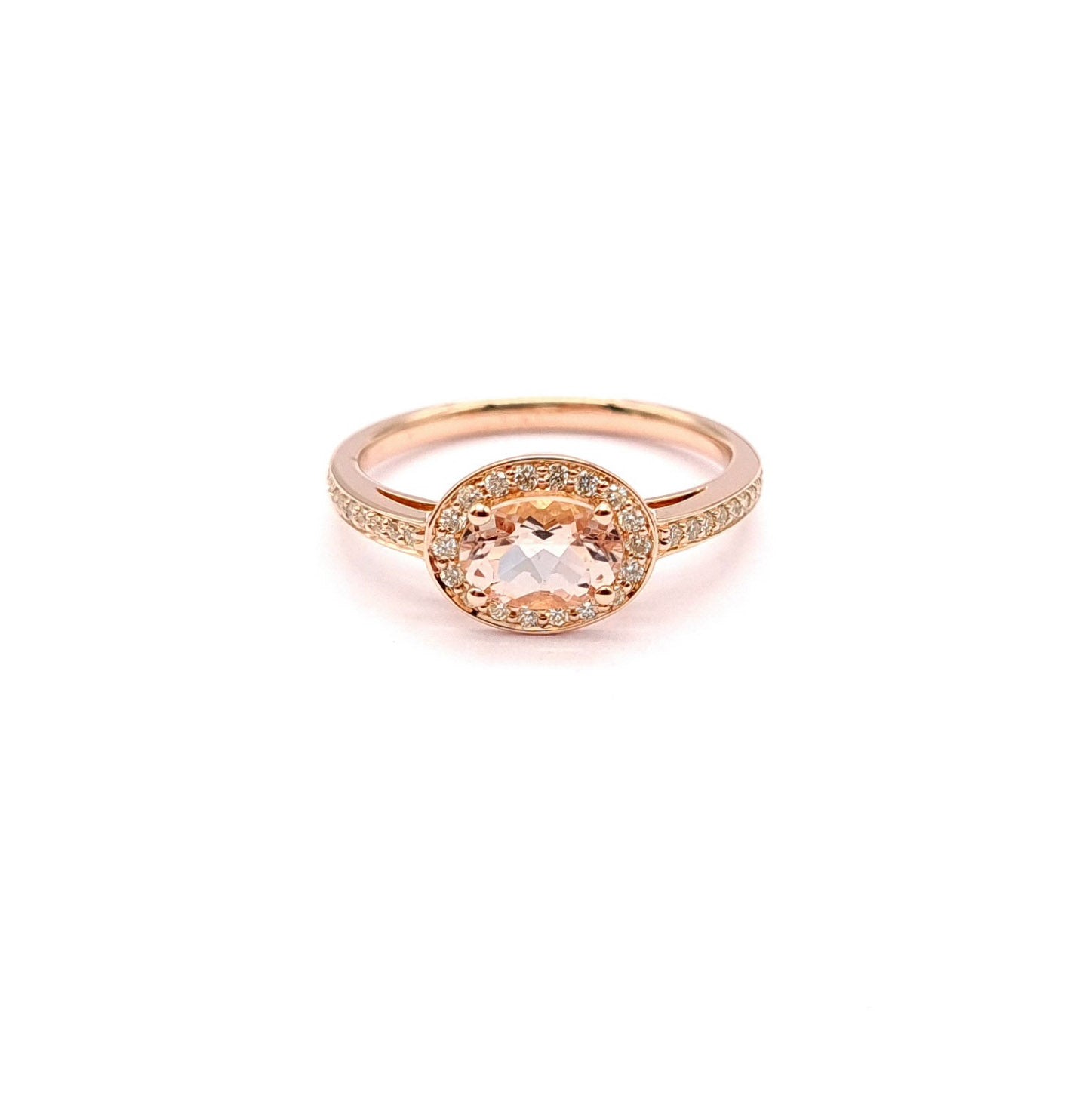 Oval and Diamond Ring Paul Taylor Jewellers
