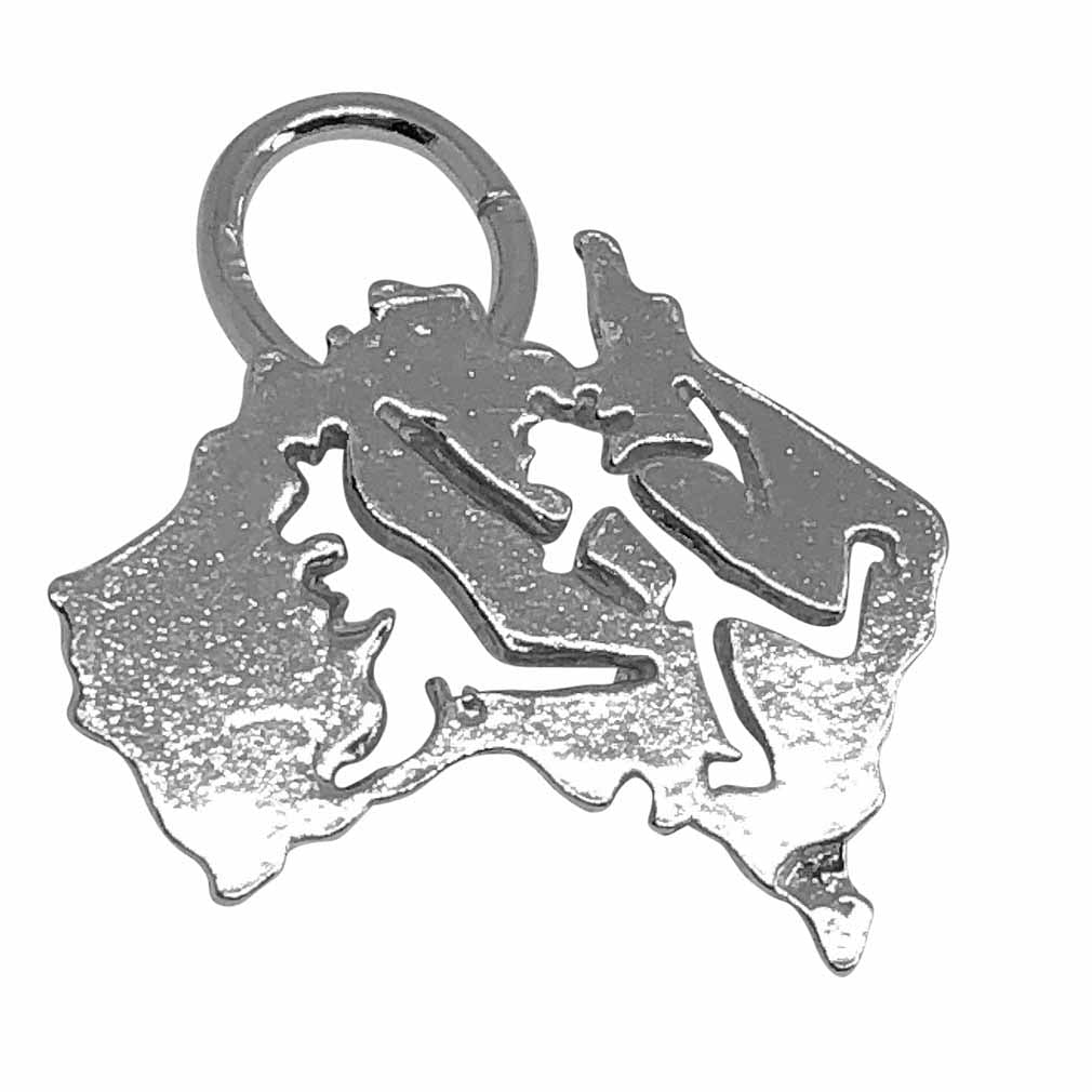 Gold Map of Australia Charm Paul Taylor Jewellers