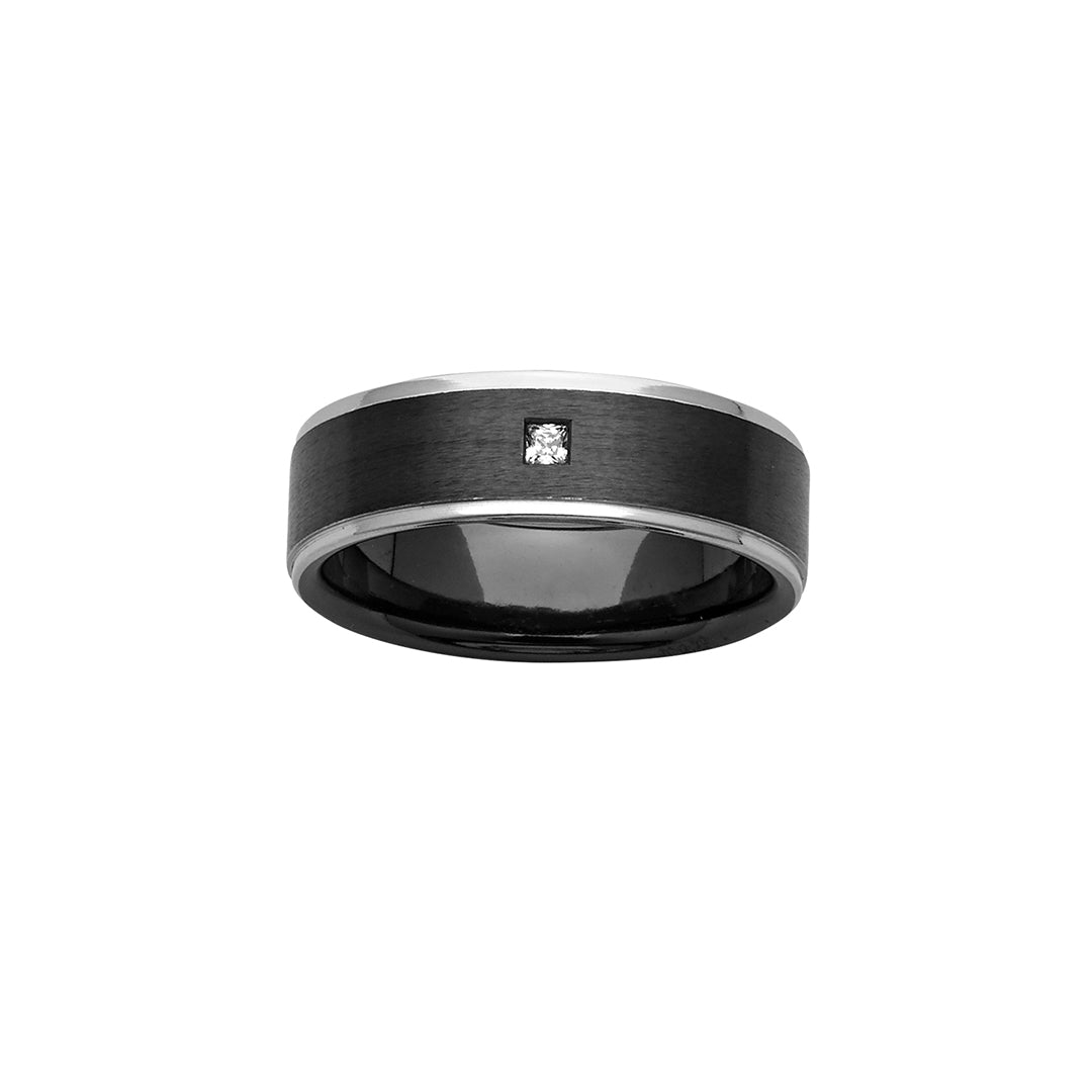 ZiRO Black & Natural Zirconium with Comfort Curve™ Band