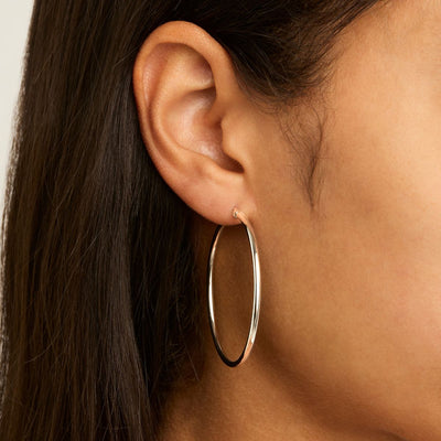 Simple Hoop Silver