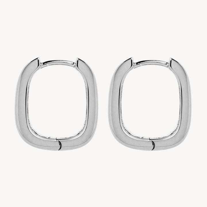 Silver Elysium Hoop Earring