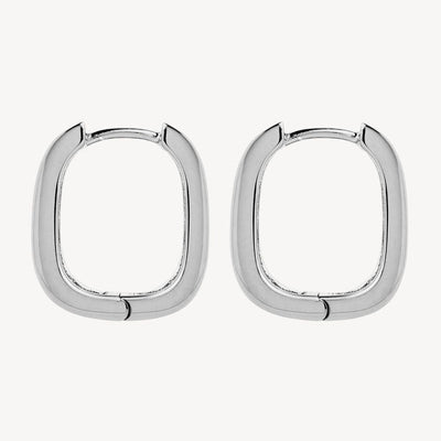 Silver Elysium Hoop Earring