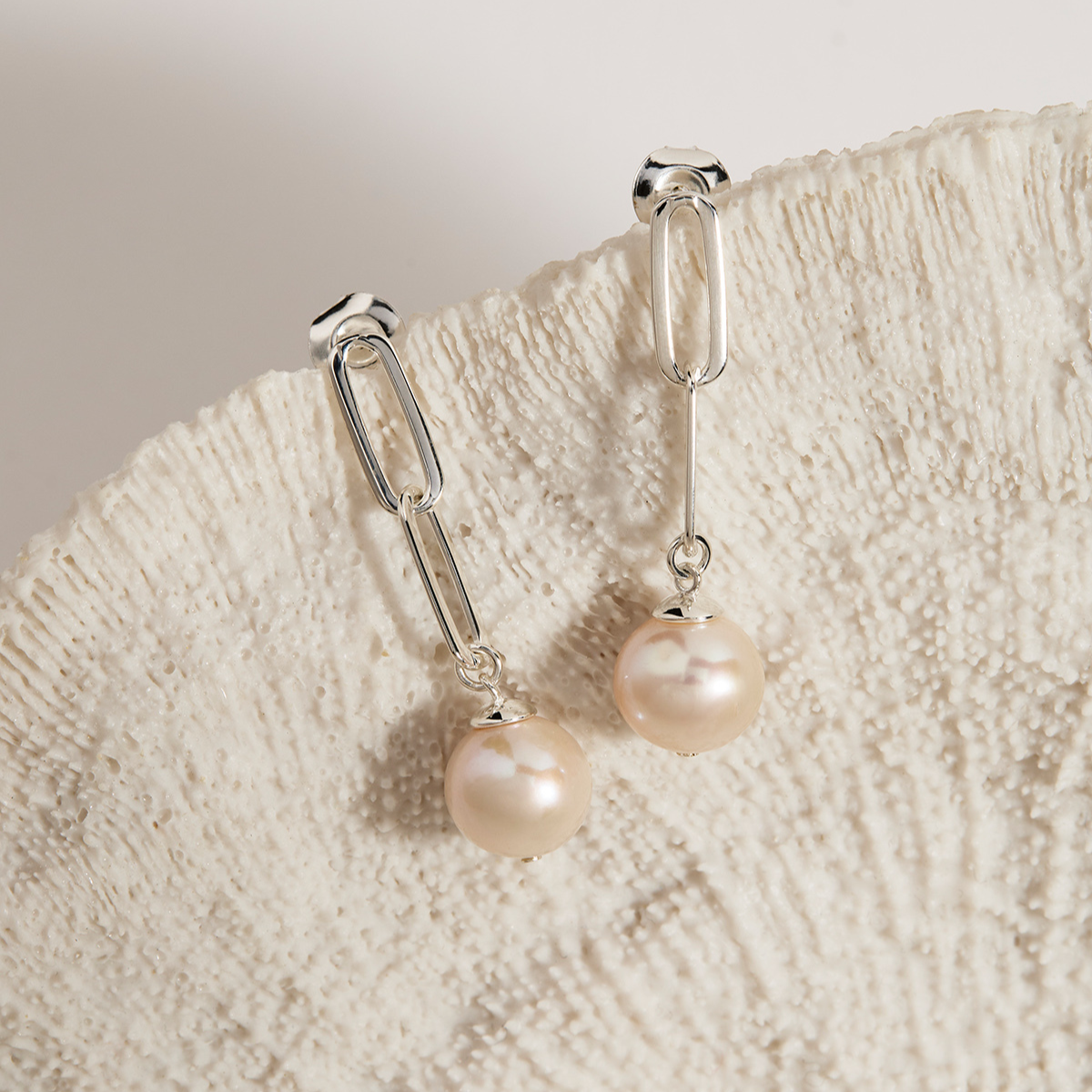 Eden Pearl Drop Silver Earring