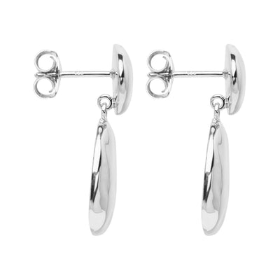 Double Pebblet Drop Earring