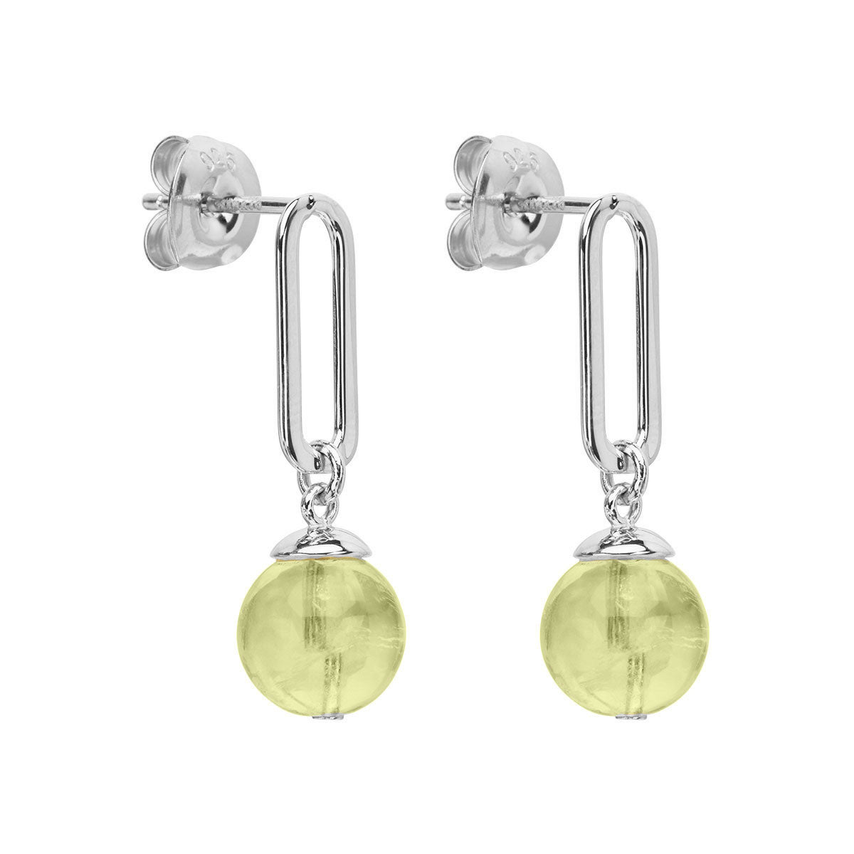 Natura Prehnite Earrings