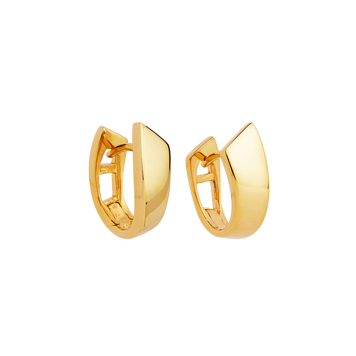Versailles Gold Huggie Earrings
