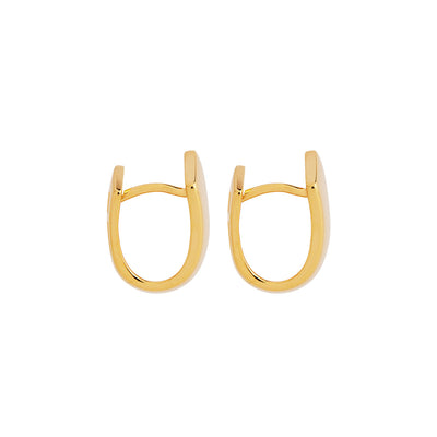 Versailles Gold Huggie Earrings