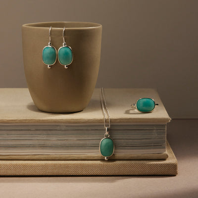 Fleur Amazonite Earrings