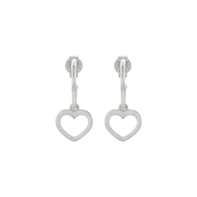 Heart Hoop Earrings