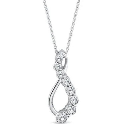 Lab Grown Diamond Curve Pendant