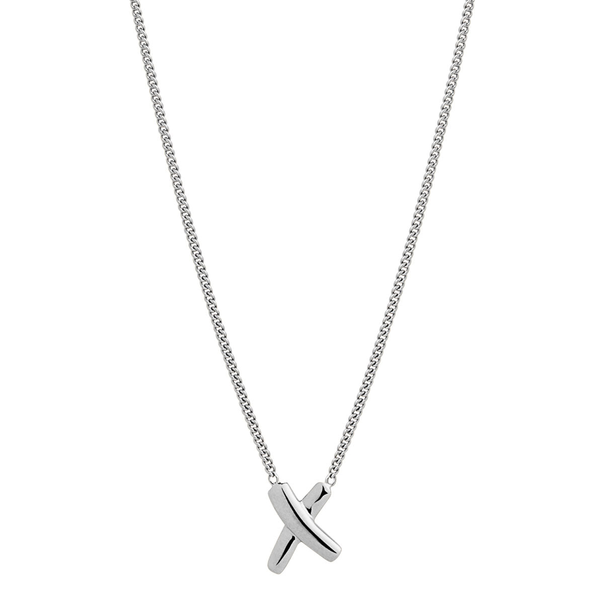 Bisous Silver Necklace