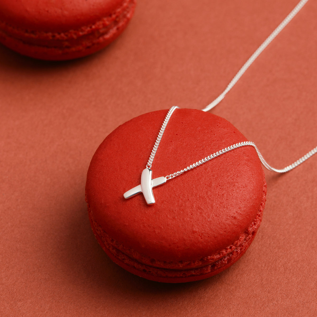 Bisous Silver Necklace