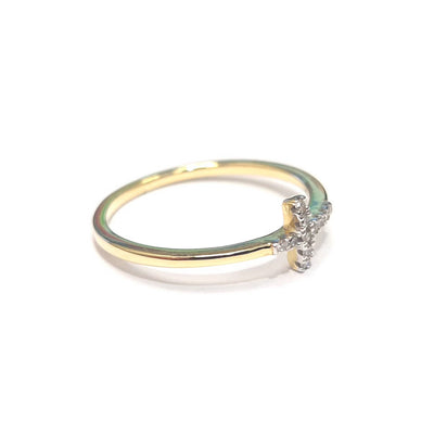 Diamond Cross Ring