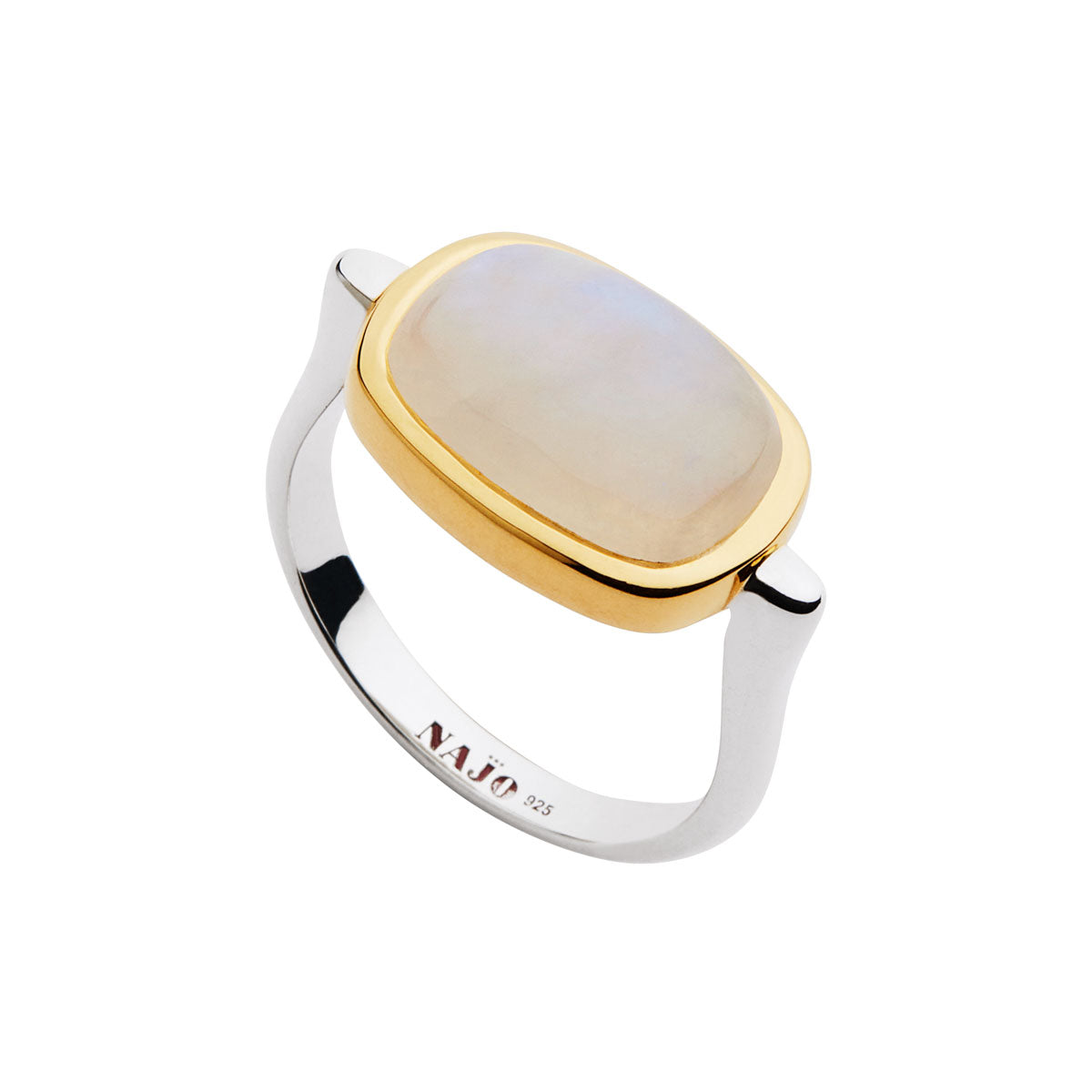 Fleur Rainbow Moonstone Ring