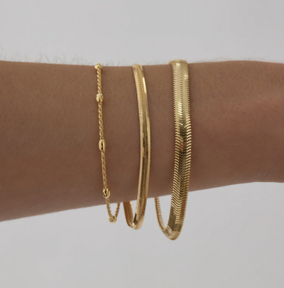 Celestine Fine Gold Plate Bracelet