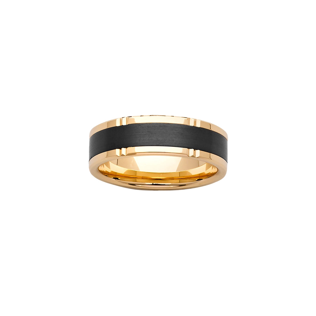 ZiRO Gold & Black Zirconium with Comfort Curve™ Band