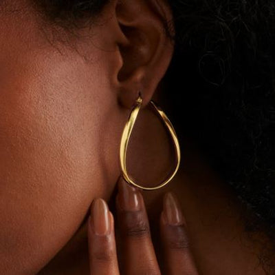 Odyssey Gold Hoop Earrings