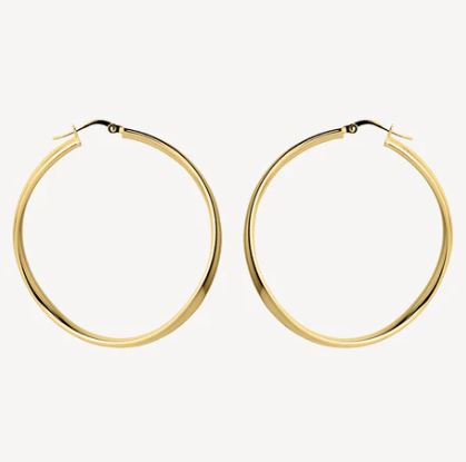 Odyssey Gold Hoop Earrings