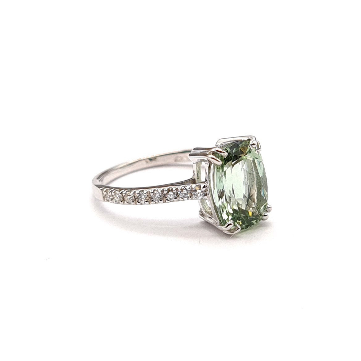 Majestic Tourmaline Diamond Ring