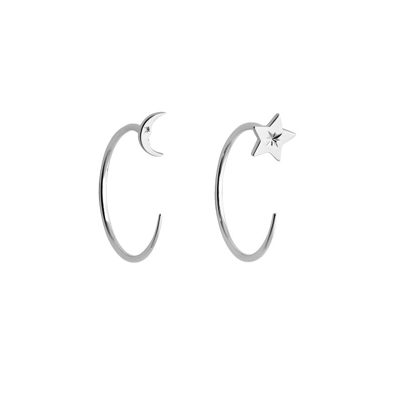 Moon and Star Hoops