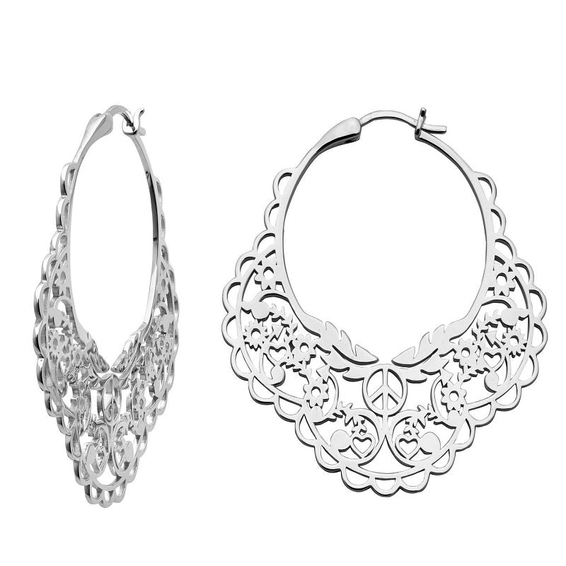 Filigree Hoops