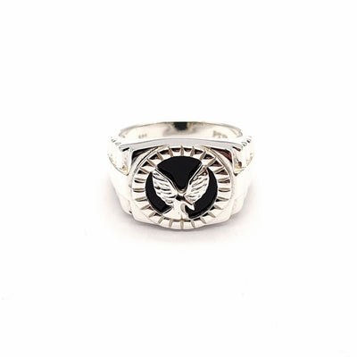 Onyx Eagle Ring
