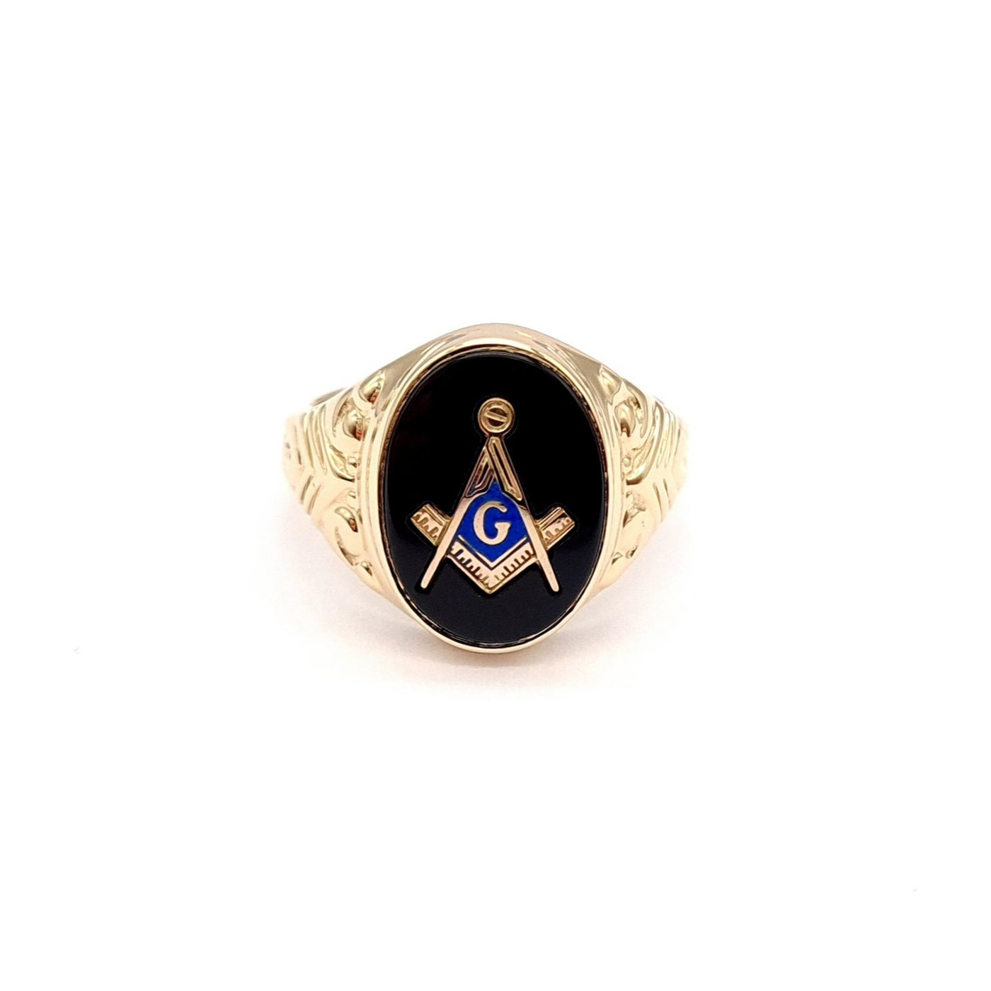 Masonic Onyx Ring