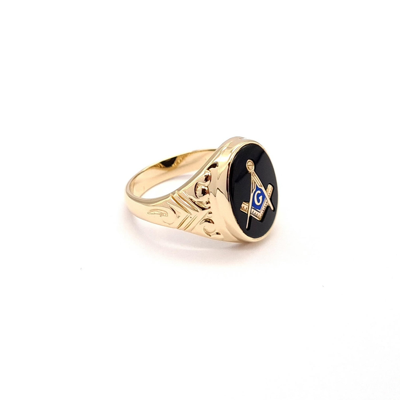 Masonic Onyx Ring