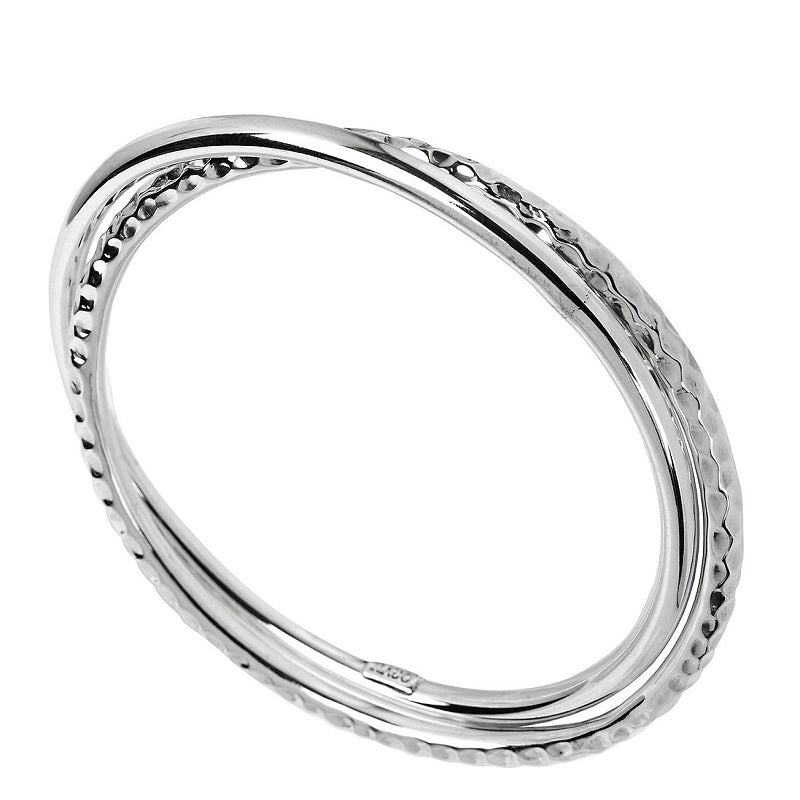 Sterling Silver Madame Luck Bangle