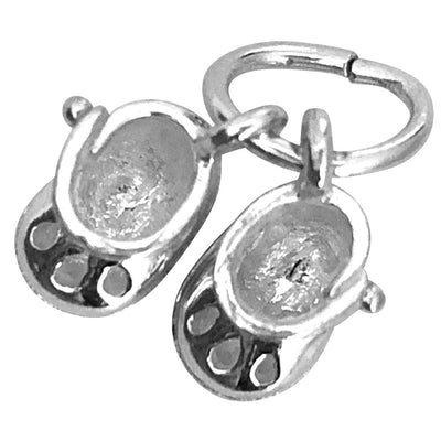 Baby shoes sterling silver charms