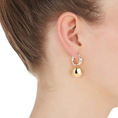 Shayla Yellow & Silver Earring