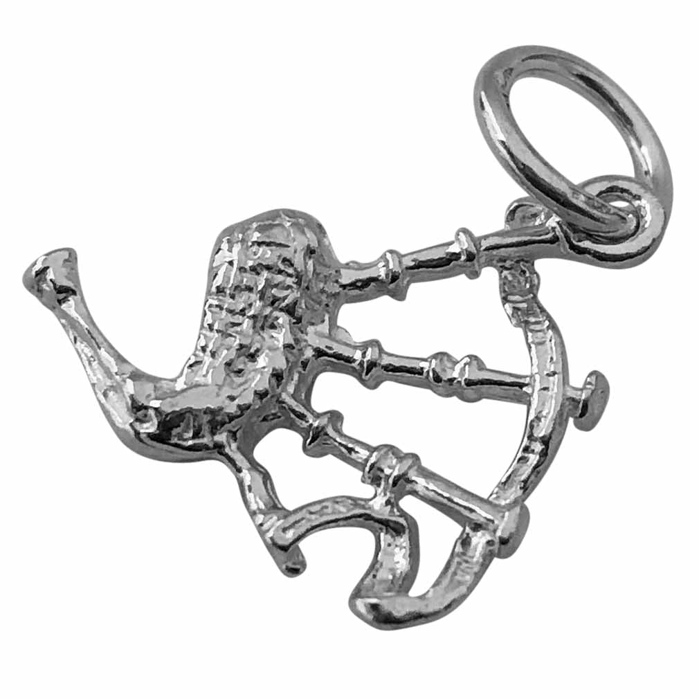 Gold Babgpipes Charm