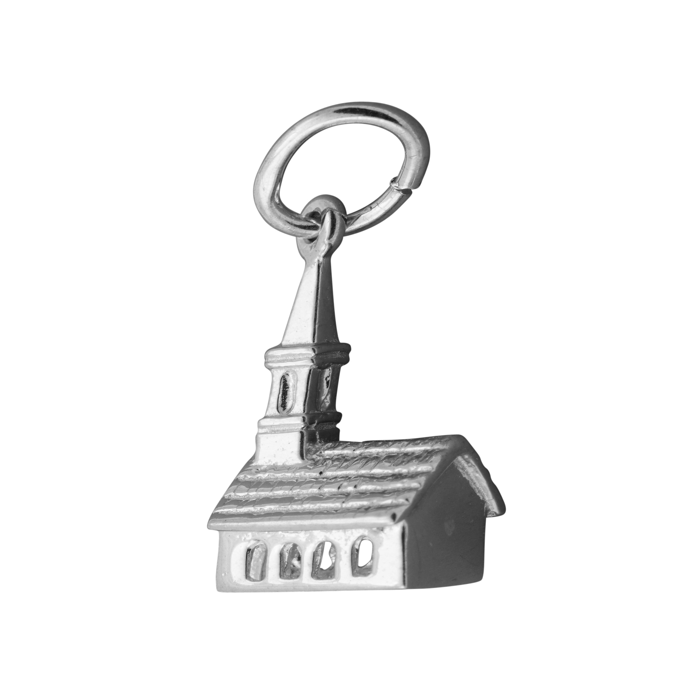 Gold Church Charm Paul Taylor Jewellers