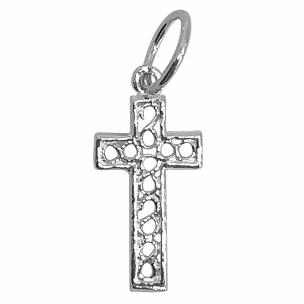 Gold Detailed Cross Charm Paul Taylor Jewellers