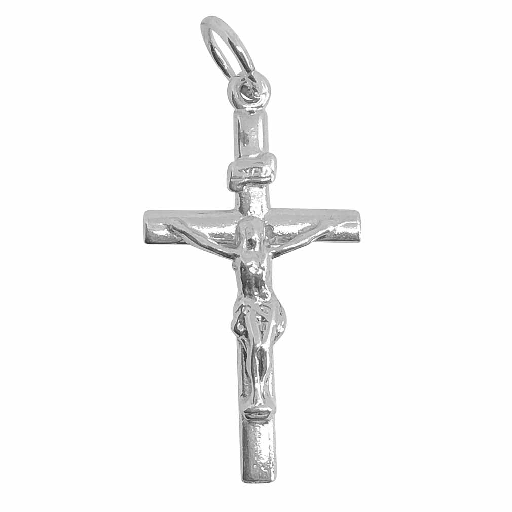 Silver Regular Crucifix Charm