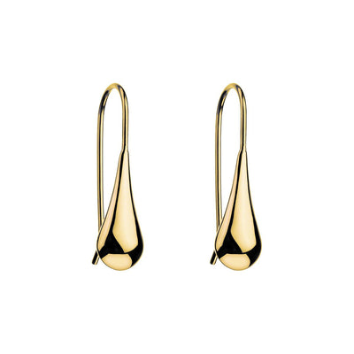 My Silent Tears Yellow Gold Earring