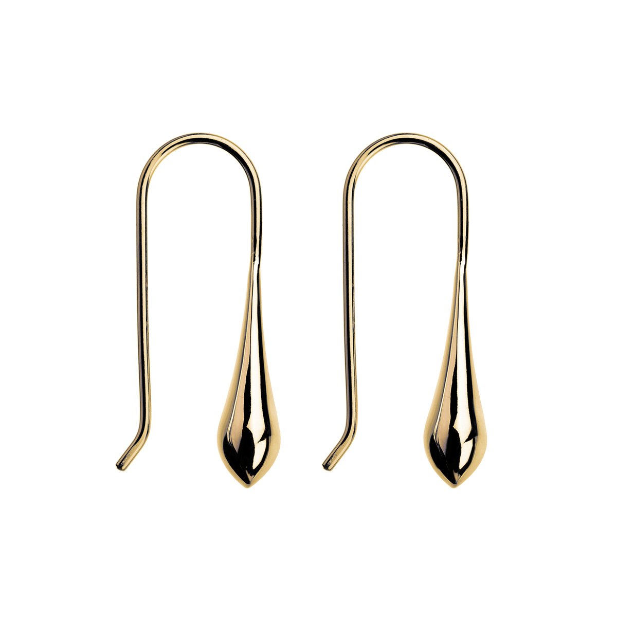 My Silent Tears Yellow Gold Earring