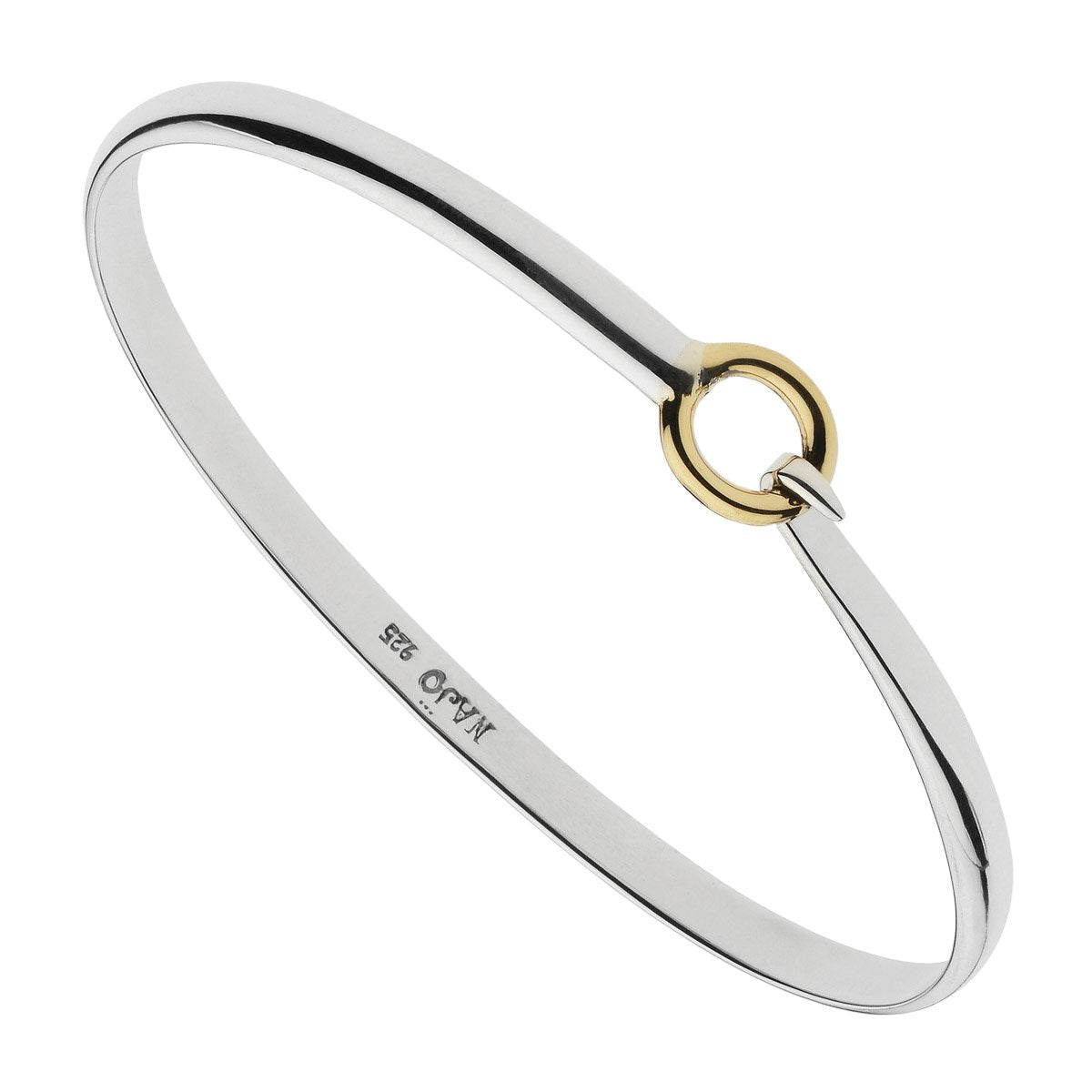 Oh Honey Bangle Silver & Yellow